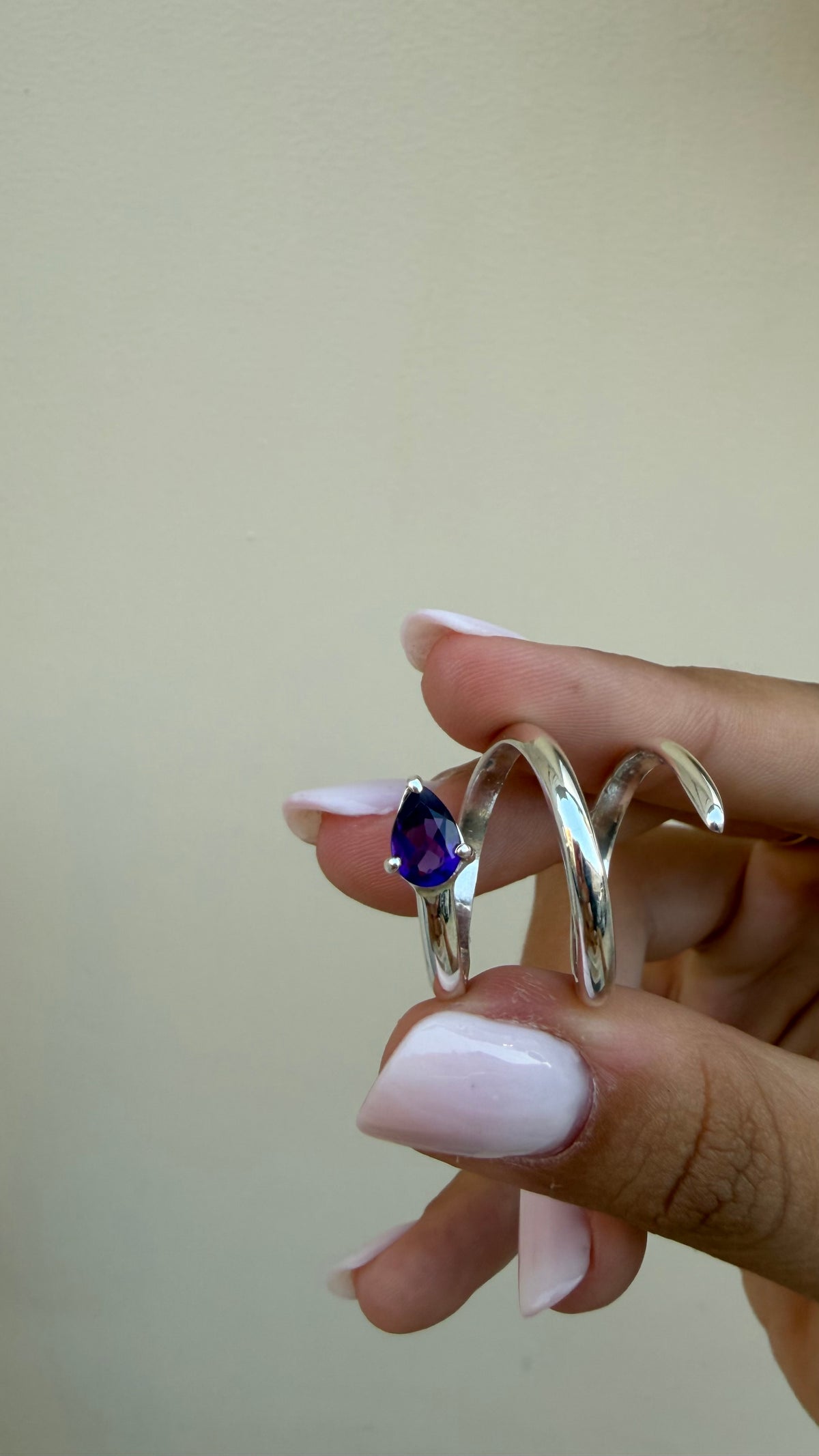 Ring “Violet Snake”