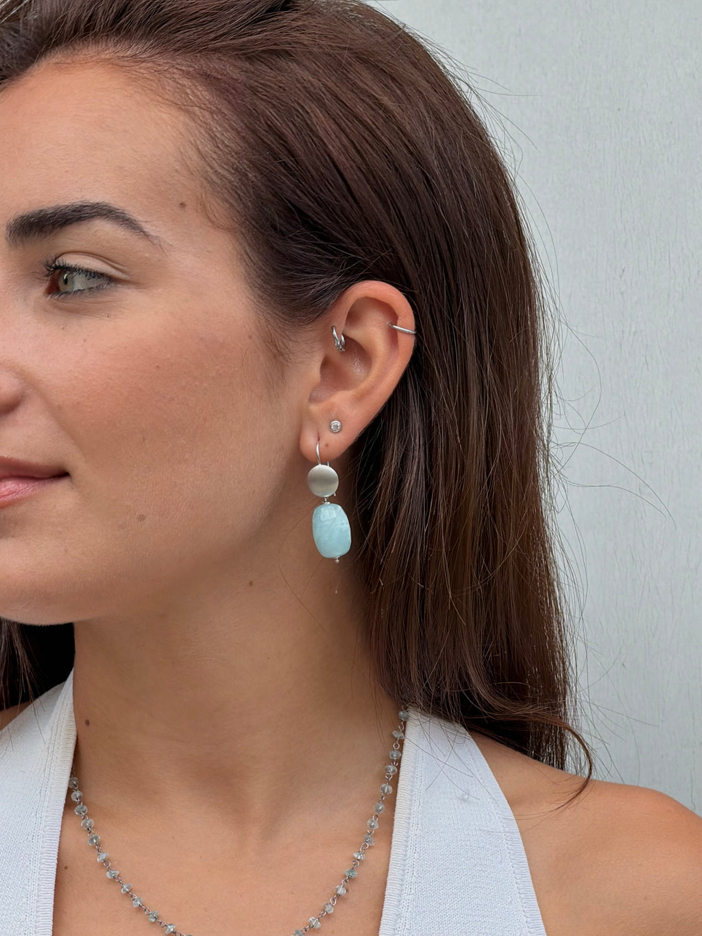 Earrings “Acquamarine”