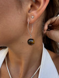 Earrings “Tiger’s eye”
