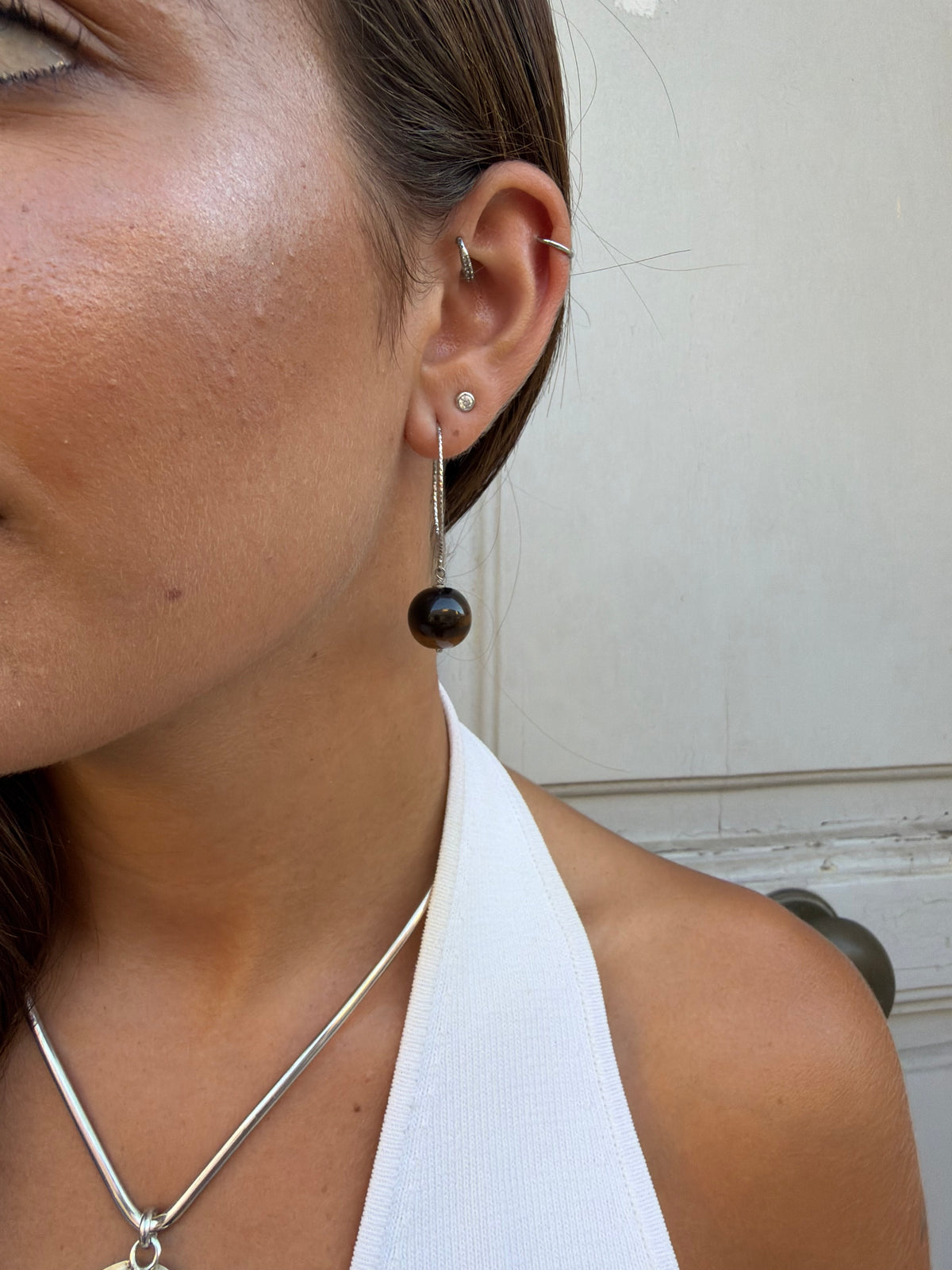 Earrings “Tiger’s eye”