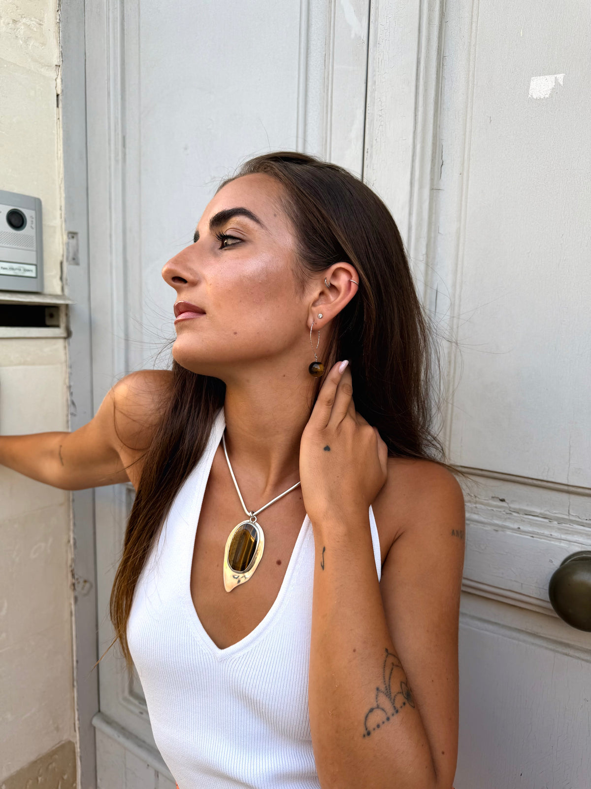 Necklace “Tiger’s eye”