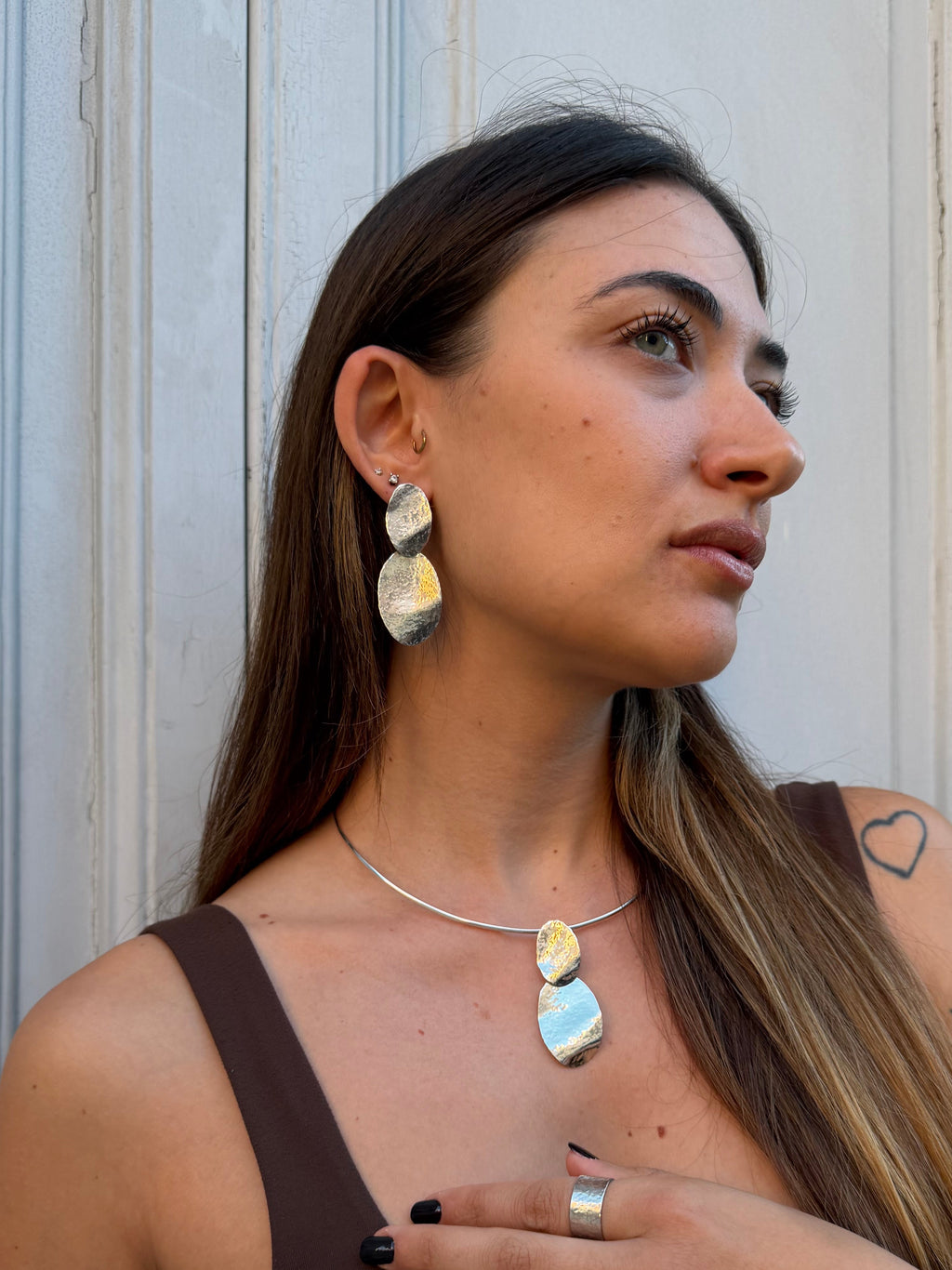 Earrings “Leaves”