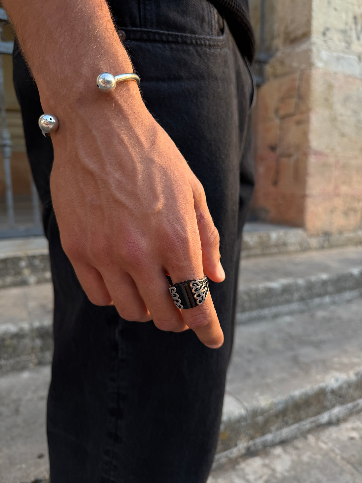Ring “Ornamental Black”