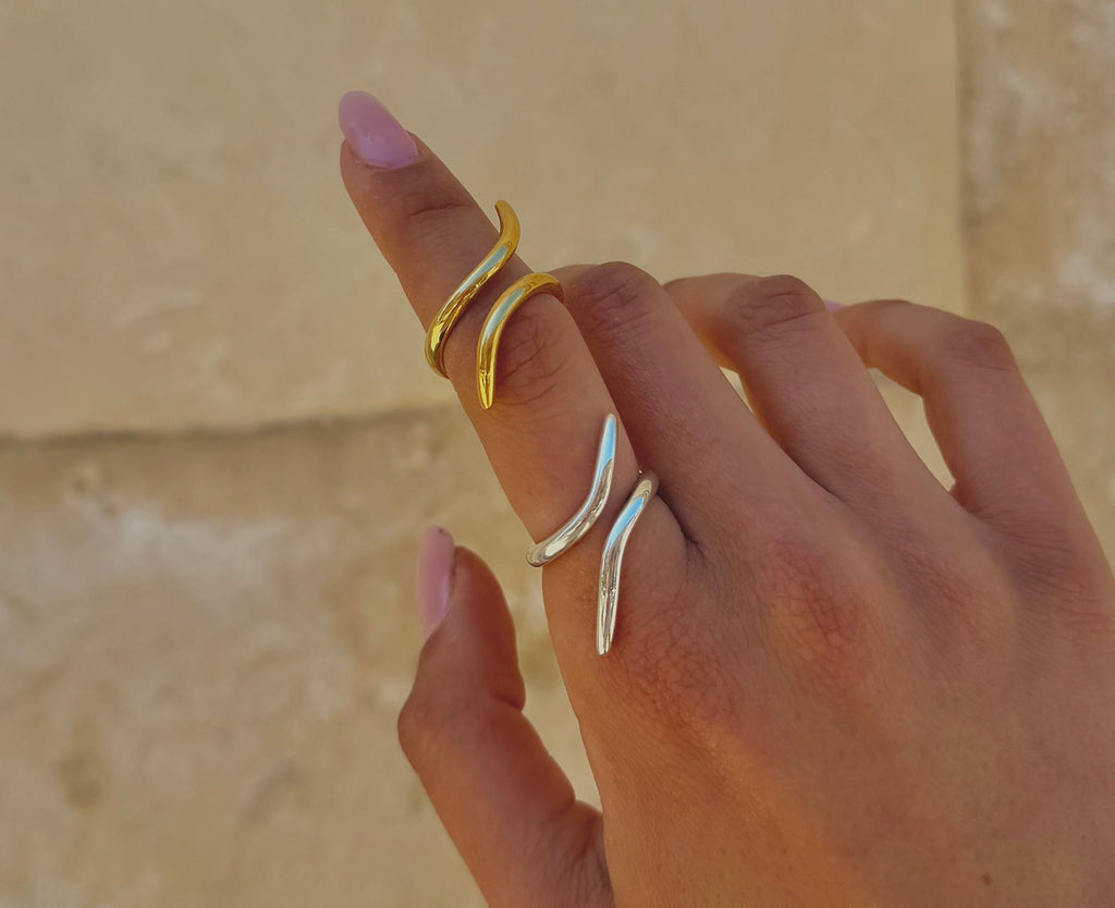 Ring “Simple snake”