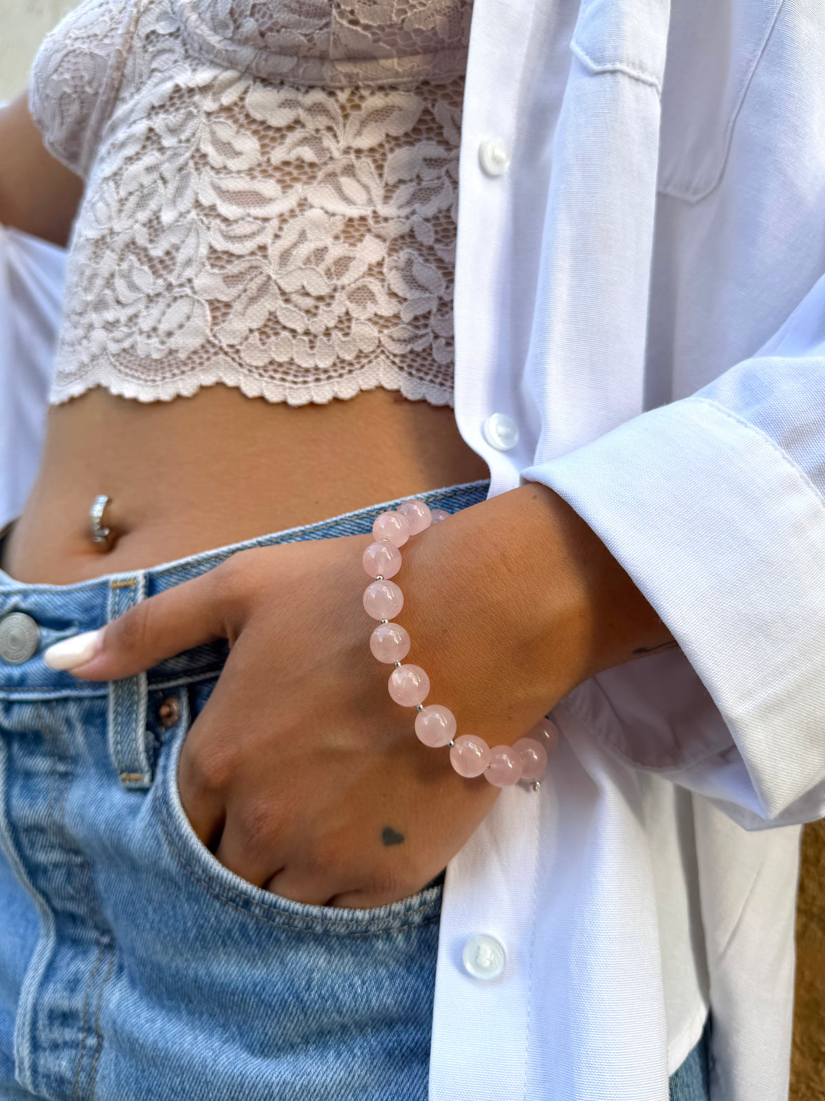 Bracelet “Blush rosè”