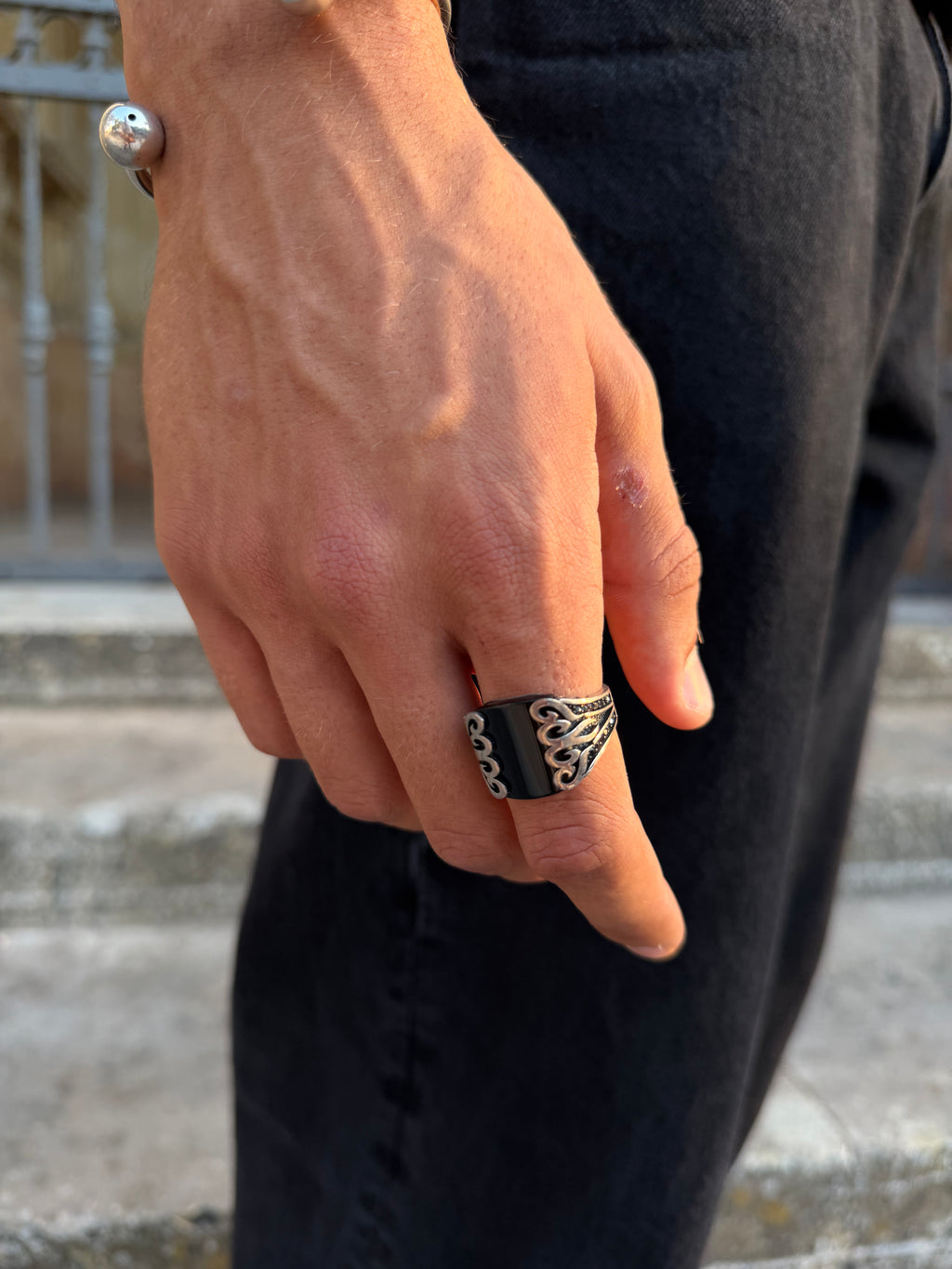 Ring “Ornamental Black”