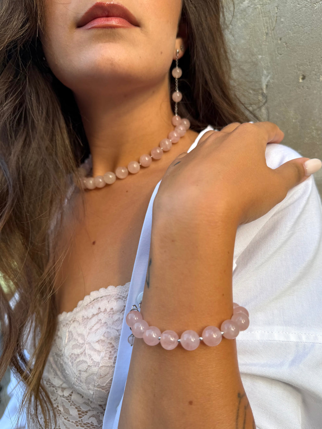 Bracelet “Blush rosè”