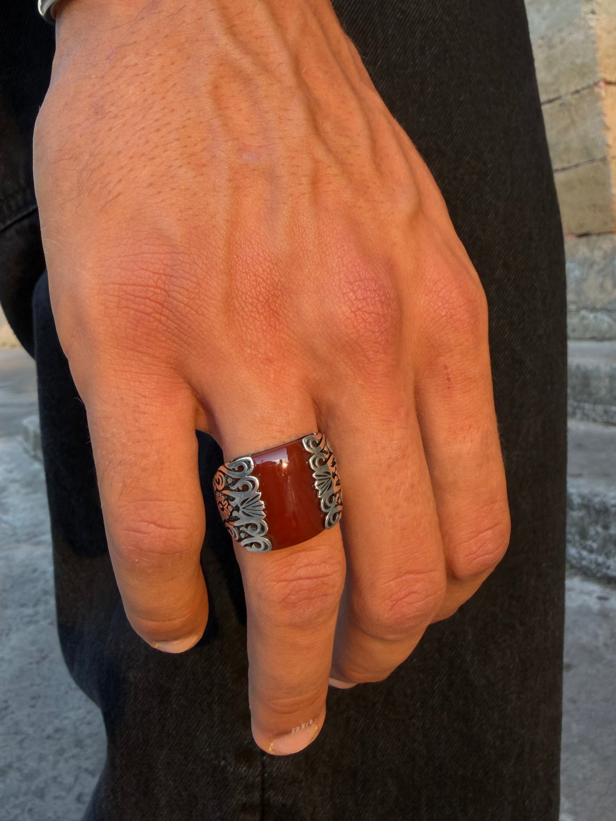 Ring “Ornamental rust”