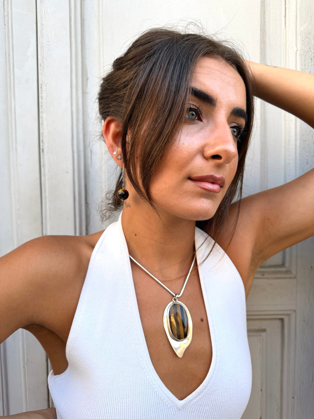 Necklace “Tiger’s eye”