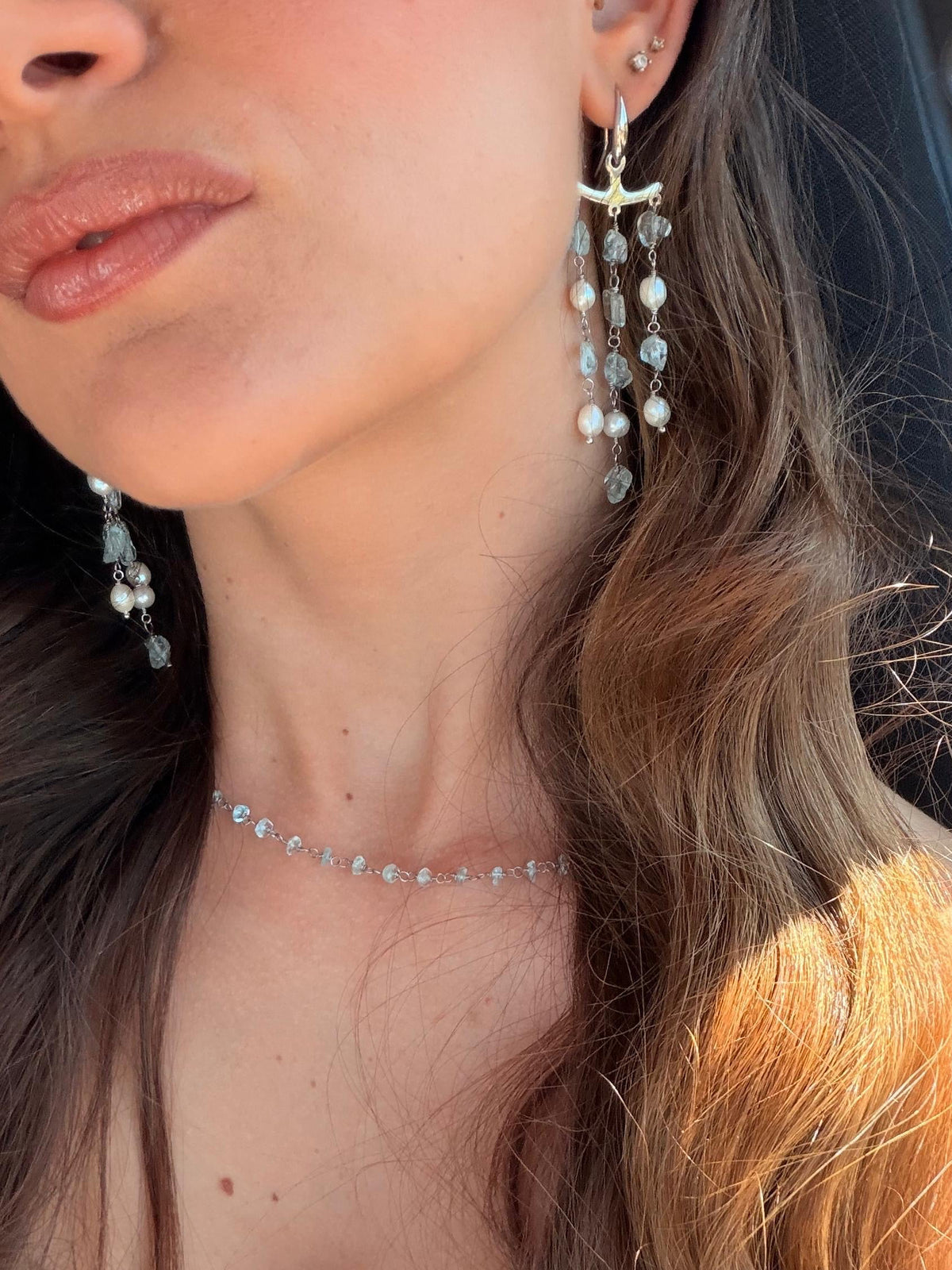 Earrings “Aurora sky”